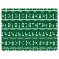 Wallpaper Ugly Sweater Backgrounds Christmas Two Sides Premium Plush Fleece Blanket (extra Small) by artworkshop