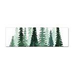 Tree Watercolor Painting Pine Forest Sticker Bumper (10 pack) Front