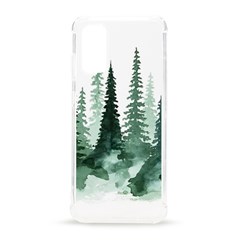 Tree Watercolor Painting Pine Forest Samsung Galaxy S20 6.2 Inch TPU UV Case