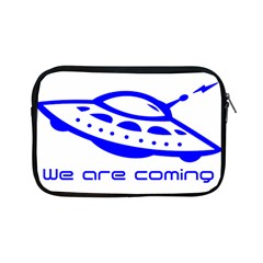 Unidentified Flying Object Ufo Alien We Are Coming Apple Ipad Mini Zipper Cases by Sarkoni