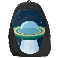 Illustration Ufo Alien  Unidentified Flying Object Backpack Bag