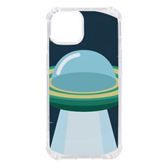 Illustration Ufo Alien  Unidentified Flying Object Iphone 14 Tpu Uv Print Case by Sarkoni