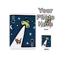 Ufo Alien Unidentified Flying Object Playing Cards 54 Designs (mini)