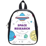 Unidentified Flying Object Ufo Space Outer School Bag (Small) Front