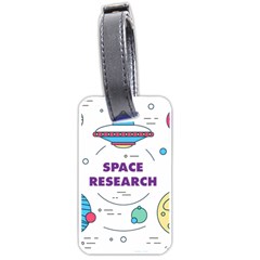 Unidentified Flying Object Ufo Space Outer Luggage Tag (one Side)