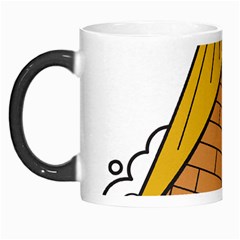 Unidentified Flying Object Ufo Under The Pyramid Morph Mug