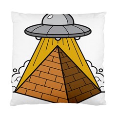 Unidentified Flying Object Ufo Under The Pyramid Standard Cushion Case (two Sides)