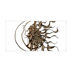 Psychedelic Art Drawing Sun And Moon Head Fictional Character Yoga Headband