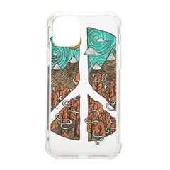 Psychedelic Art Painting Peace Drawing Landscape Art Peaceful iPhone 11 Pro 5.8 Inch TPU UV Print Case