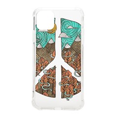 Psychedelic Art Painting Peace Drawing Landscape Art Peaceful Iphone 11 Pro Max 6 5 Inch Tpu Uv Print Case by Sarkoni