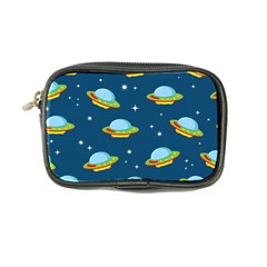 Seamless Pattern Ufo With Star Space Galaxy Background Coin Purse by Bedest