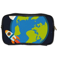 Spaceship Design Toiletries Bag (one Side) by Bedest