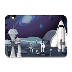 Alien Astronaut Scene Plate Mats by Bedest