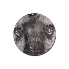 Han Solo In Carbonite Rubber Coaster (round) by Sarkoni