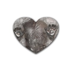 Han Solo In Carbonite Rubber Heart Coaster (4 Pack)