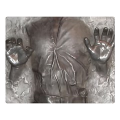 Han Solo In Carbonite Premium Plush Fleece Blanket (large) by Sarkoni