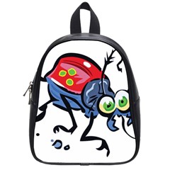 Bug Black Insect Animal School Bag (small)