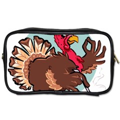 Turkey Chef Cooking Food Cartoon Toiletries Bag (two Sides)