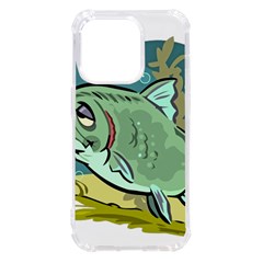 Fish Hook Worm Bait Water Hobby Iphone 14 Pro Tpu Uv Print Case by Sarkoni