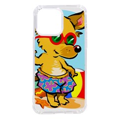 Beach Chihuahua Dog Pet Animal Iphone 14 Pro Max Tpu Uv Print Case