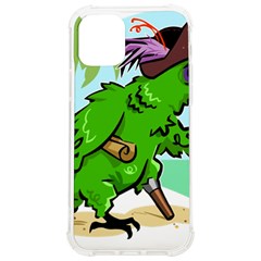 Parrot Hat Cartoon Captain Iphone 12/12 Pro Tpu Uv Print Case