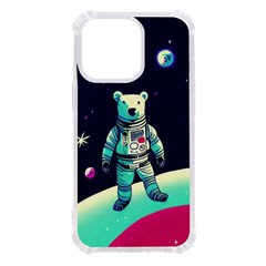 Bear Astronaut Futuristic Iphone 13 Pro Tpu Uv Print Case