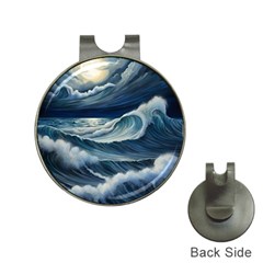 Waves Storm Sea Hat Clips With Golf Markers