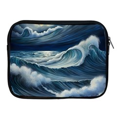 Waves Storm Sea Apple Ipad 2/3/4 Zipper Cases by Bedest