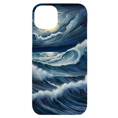 Waves Storm Sea Iphone 14 Plus Black Uv Print Case