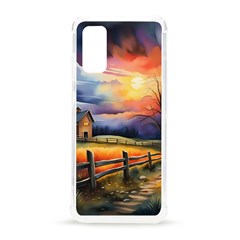 Rural Farm Fence Pathway Sunset Samsung Galaxy S20 6 2 Inch Tpu Uv Case by Bedest