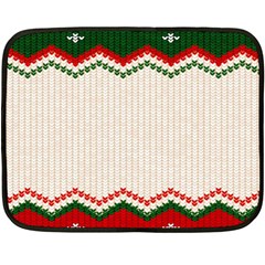 Merry Christmas Happy New Year Two Sides Fleece Blanket (mini) by artworkshop