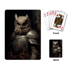 Owl Knight Playing Cards Single Design (rectangle) by goljakoff