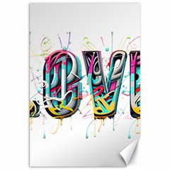 Graffiti Love Canvas 20  X 30  by essentialimage