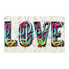 Graffiti Love Banner And Sign 5  X 3  by essentialimage