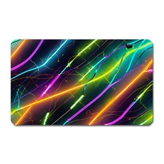 Vibrant Neon Dreams Magnet (rectangular) by essentialimage