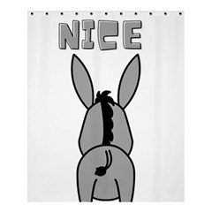 Donkey Ass Funny Nice Cute Floppy Shower Curtain 60  X 72  (medium)  by Sarkoni