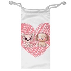 Dog Cat Animal Pet Heart Love Jewelry Bag