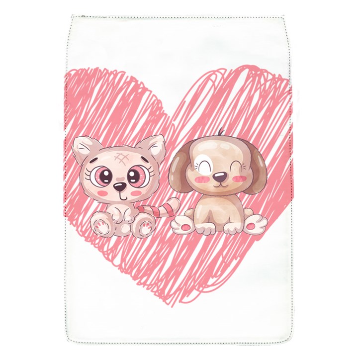 Dog Cat Animal Pet Heart Love Removable Flap Cover (S)