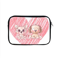 Dog Cat Animal Pet Heart Love Apple Macbook Pro 15  Zipper Case