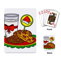 Milk Cookies Christmas Holidays Playing Cards Single Design (rectangle) by Sarkoni