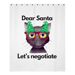 Cute Cat Glasses Christmas Tree Shower Curtain 60  X 72  (medium) 