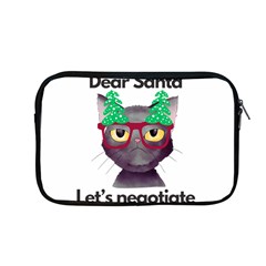 Cute Cat Glasses Christmas Tree Apple Macbook Pro 13  Zipper Case by Sarkoni