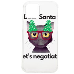 Cute Cat Glasses Christmas Tree Iphone 12 Pro Max Tpu Uv Print Case by Sarkoni