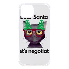 Cute Cat Glasses Christmas Tree Iphone 13 Tpu Uv Print Case by Sarkoni