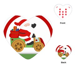 Christmas Santa Claus Playing Cards Single Design (heart)