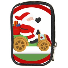 Christmas Santa Claus Compact Camera Leather Case