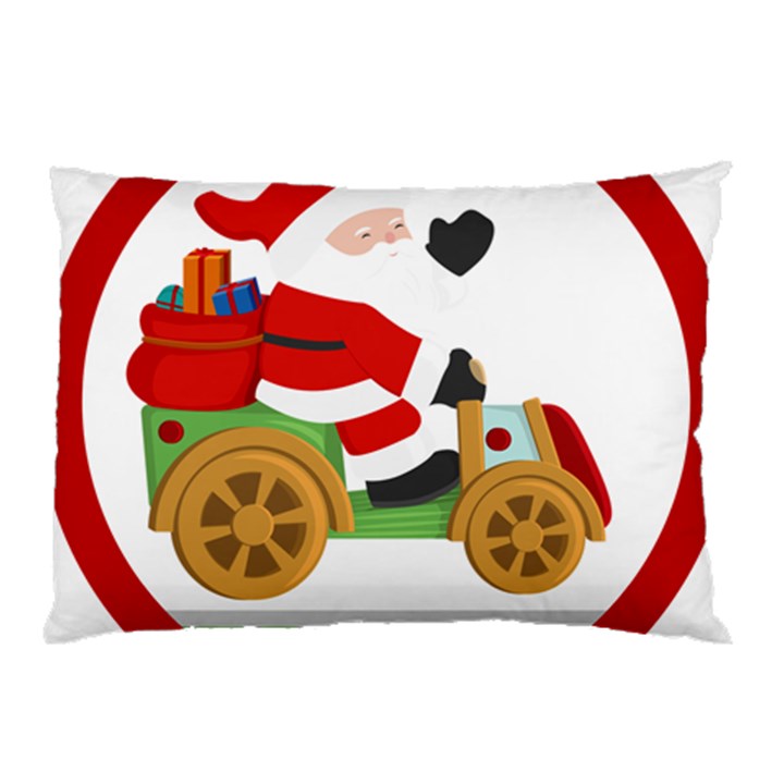 Christmas Santa Claus Pillow Case (Two Sides)