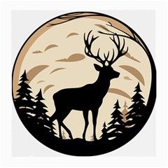 Deer Wildlife Medium Glasses Cloth