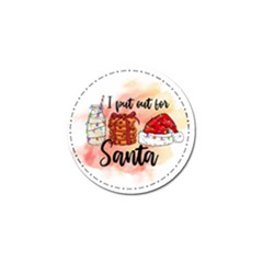 Santa Cookies Christmas Golf Ball Marker