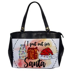 Santa Cookies Christmas Oversize Office Handbag